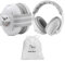 Baby Ear Defender 2 in 1 per neonati e bambini fino a 4 anni, certificato CE e EN71, cuffie regolabili per riduzione del rumore, comode cuffie per bambini contro danni all'udito, bianco, Taglia unica