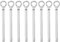 sourcing map Ring Lifting Expansion Eyebolt, 8pcs M6x150mm 304 Stainless Steel Expansion Screw with Eye Ring for Concrete Brick Wall