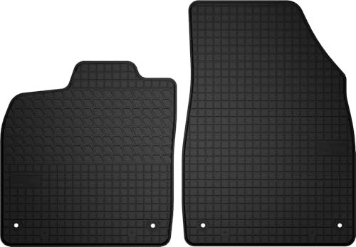 Wielganizator Automatten-Set – Passend für Volkswagen ID.3 (2019-) – Gummimatten – Autozubehör – Auto Fußmatten – 2-teilig – Schwarz