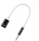 Cpolebev 3.5mm Male to Type C Female Audio Cable Cord, Analog Audio Jack Headphone Audio Adapter for MP3 Player, Laptop,Tablet B