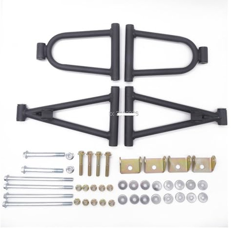 1Set 285mm Vorderradaufhängung Schwinge oben/unten A Arm von DIY 49cc 50cc 110cc Kinder ATV 4 Räder Quad Bike Buggy Go Kart Teile
