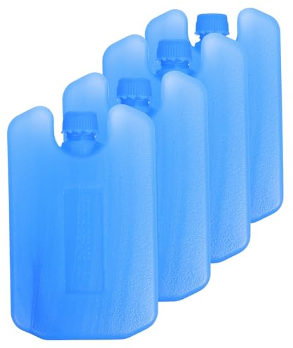 Homoyoyo 4 Pièces Bloc de Glace Refroidissement Rapide en PE Réutilisable Accessoire Pratique pour Climatiseur pour Ventilateur de Climatiseur Compatible Bureau et Maison