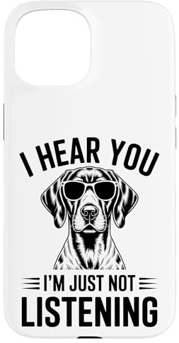 Carcasa para iPhone 15 Perro Braco Alemán De Pelo Corto Puntero Alemán De Pelo Corto