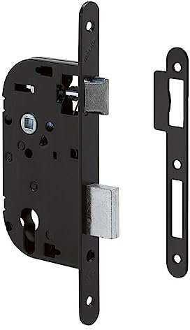 Metalux serrure pour porte bois certifiées NF - Encastrée Réversible Coffre hauteur 145 axe 40 Entraxe 70 pour Cylindre Européen