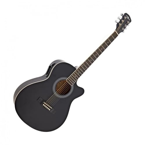 ElektroAkustikgitarre Starter Pack von Gear4music, schwarz