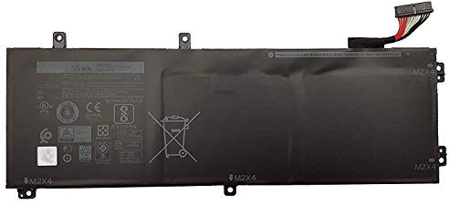 H5H20 5D91C 05041C 62MJV M7R96 Sostituzione della batteria del laptop per Dell XPS 15 9550 9560 9570 7590 Precision 5510 5520 5530 5540 Inspiron 7590 7591 Series Notebook(11.1V 56Wh)