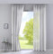 2er Set Gardinen »Nizza« Baumwoll-Voile Halbvoile HxB 254x135 cm Creme Transparent Stores mit Gardinenband und Tuneldurchzug, 2019031-2
