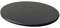 KONAMO N/A Tischdecke, rutschfest, rund, Stoff, wasserdicht, Tischdecke, 60 cm Durchmesser – Schwarz