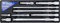 BRILLIANT TOOLS BT020009 Jeu de rallonges articulées 1/4 + 3/8 + 1/2, 9 pcs [Powered by KS TOOLS]