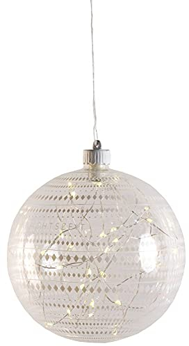 WUNDERKUGEL Lichtkugel LED Rauten, D:15cm