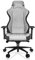 REKT ULTIM8 Plus - Chaise de Bureau Gaming XL Grand Taille en Tissu Premium - Inclinable à 180 ° - Accoudoirs 4D - Coussin Ajustable pour La Nuque - Coussin Lombaire - Supporte 150 Kg (Gris Clair)