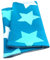 Wollhuhn Öko Leichter Jungen/Mädchen Jersey Schlupfschal/Halstuch/Loop Baumwolle Viele Motive Sommer/Übergangszeiten 20212030 (Big Stars Petrol)