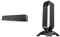 Trust Gaming Barra de Sonido con Iluminación RGB GXT 619 Thorne - Altavoces PC Gaming Estéreo 2.0 & GXT 265 Cintar Soporte para Auriculares RGB, Diseño Universal, 2 Puertos USB