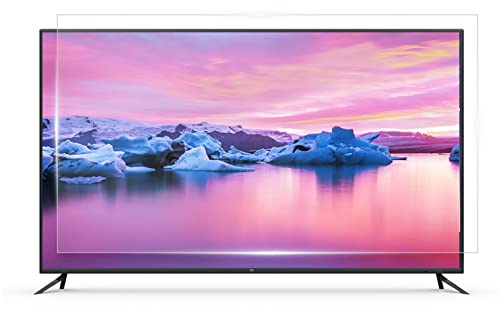 WLWLEO TV-Bildschirmschutz Matte Blendschutzfolie Blockierender Blaulichtfilter für 32-75 Zoll TV-Monitore, Antireflexionsrate bis zu 90%, Augenschutz,75 inch