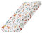 Matelas de berceau de couverture de coussin à langer floral de bébé, couverture de table à langer de tissu extensible pour nourrisson 32''X 16'' (Forêt de dinosaures)