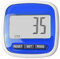 Yililay Poard de Poche 1pc avec Clip de Ceinture Pootydomètre, podomètre podomètre à Distance de Marche Comptoir Calories avec Grand écran LCD et Clip de Ceinture (Bleu) podomètre