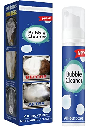 Ölschaum-Reiniger, Küchenabzugshaube, Rostentferner, Herd-Schwerölreinigung, Gasherd-Dekontaminierung, Entfettung, Tiefenreinigungsspray, stark ölige Reinigung und Dekontamination (100 ml, 1 Stück)