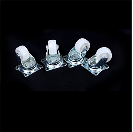 Bürorollen, 4 Teile/los, Universal-Lenkrollen, 2,5 cm, weiße Rollen, für Möbel, Trolley, Stuhl, Lenkrolle, Radrollen