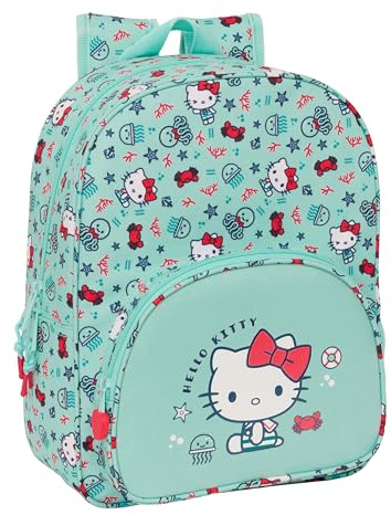 Safta M185 Rucksack für Kinder, Unisex, türkis, Eine Größe passt allen, Casual