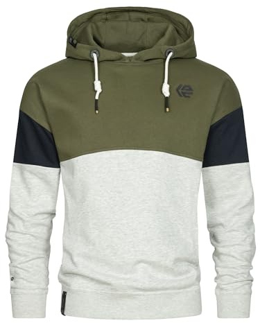 Indicode Herren INZiggy Kapuzenpullover Sweatshirt mit Kapuze Herren Hoodie | Bequemer Hoodie mit lockerem Schnitt und weicher Qualität, Sweater, Sweatshirt, Freizeitpullover, Basic Pulli für Männer