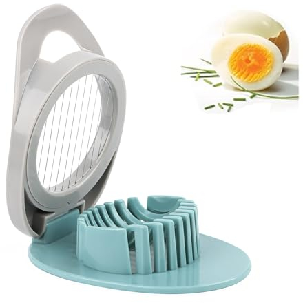 Eierschneider aus Edelstahl, Eierschneider Testsieger, Eierschneider Edelstahl Spülmaschinenfest, Eierschneider, Eischneidewerkzeug, Egg Slicer für runde und ovale Eier Schneiden
