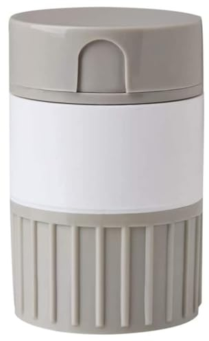 AQUASHIELDING Coupe-médicaments, boîte à pilules, broyeur de pilules, diviseur de comprimé 4 en 1, broyeur de médicaments Portable de Conception multifonctionnelle pour Voyage (2 pièces)