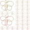 craspire 50 Stück 2 Farben Schmetterlings-Büroklammern Golden Rose Gold Binder Büroklammern Klammern Eisen Lesezeichenklammern Planer Memospender Für Bürobedarf Schule Zuhause Aktennotizen