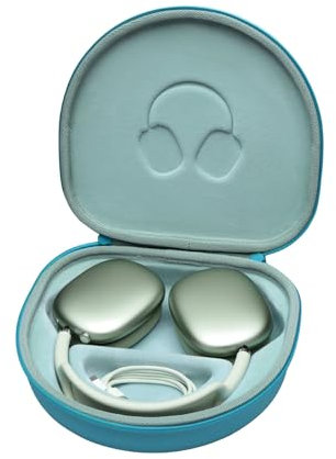 XANAD Hard Carrying Case for Apple AirPods Max Bluetooth Headphones (Mint Green)