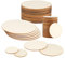 Kayqbonke 55 Stück Natur Runde Holzscheiben, Holzscheiben 5cm,10cm,15cm Durchmesser, Holzscheiben zum Basteln für DIY Handwerk Hochzeit Mittelstücke Basteln Bemalen Scrapbooking