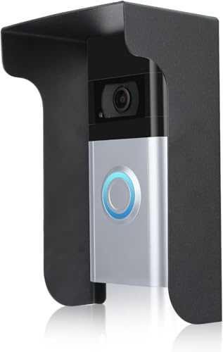 PAIKIUU Ring Doorbell Cover Ring Doorbell Rain Cover Mount Weather Protector Rain Shield Anti-Glare Cover Protection for Most Video Doorbells Ring/Blink/Arlo/Google Doorbell