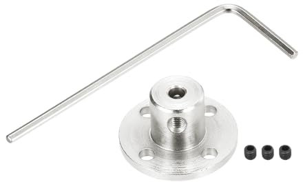 QUARKZMAN 4pz 3mm Flange di Accoppiamento Connettore Albero Rigido Modello Accoppiatore Accessorio per Albero con Mini Chiave Esagonale e Vite Fissaggio per Motori Modello RC