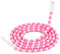 Vunake for USB C Charger Cable 2M for iPhone Charger Cable USB to Type C Cord Pink Beaded Phone Charger Cord for Girls 60W Type C Fast Charge for iPhone 15 16 for Samsung S24 S23-Pink