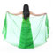 VONCYKI Chiffon-Schleier für Damen, Bauchtanz, Tanz, Kostüm, Chiffon, Schal, Schleier, Performance-Requisiten, Zubehör, 250 x 120 cm (grün)