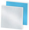 iMeistek Hoja de aluminio 6063 con película protectora en ambos lados, placa de aluminio cuadrada de 200 mm x 200 mm x 2 mm de grosor (2 unidades)