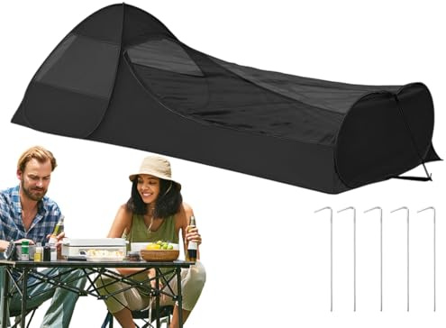 Bed Canopy – Travel Cot | Faltbar, tragbar, Single Finer Mesh Camping Gear mit Doppelreißverschluss für Schutz, für Reisen und Camping, Bedroom und Outdoor Trip