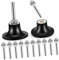 Tofficu Black Disc Pad Holder Shank Sanding Disc Pad Adapter Grinder Accessory Multi-Material Grinding