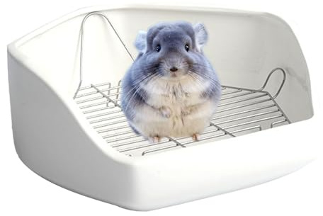 Bac à litière pour Animaux de Compagnie pour Cage, Toilettes d'angle pour Petits Animaux - Poêle d'angle pour Petits | Toilettes pour - Petit Pot d'intérieur Amovible en Forme d