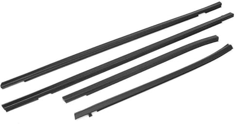 Fenster & Türdichtungen 4-teiliges Set Türdichtungsgummis Für Die Äußeren Autofenster Passend Für Jazz Für Schrägheck GD1 GD3 2003-2007 Türdichtgummi