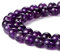 HAAMIIQII 45pcs 8mm Natürliche Amethyst Perlen Kristallquarz Runde Lose Edelstein Perlen für Schmuck Herstellung DIY Armband Halskette