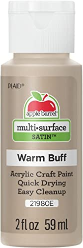 Apple Barrel 21980E Acrylic Paint, Warm Buff, 2oz