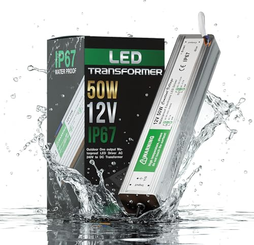LEDSone 12V 50W Netztransformator IP20 Netzteil für Streifenlicht