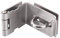 HOWDIA 4 Inch Door Hasp Latch 90 Degree, Stainless Steel Safety Right Angle Padlock Hasp Locking Latch Security Door Clasp Hasp Lock Latch for Push/Sliding/Barn Door, 2mm Thick, Brushed Silver