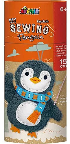 Avenir CH1626 Nähpuppe Pinguin, gemischte Farben