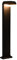 vidaXL Gartenleuchte Standleuchte Wegeleuchte Außenleuchte Außenlampe Gartenlicht Gartenlampe Pollerleuchte Beleuchtung LED 9 W Schwarz Oval IP54