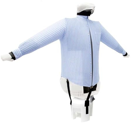 EOLO Stiracamicie SA01 INOX Stira Asciuga Automatico Camicie Camicette Polo StirAsciugatore Stiratrice Verticale Ferro da Stiro Professionale 2 Programmi Made in Italy Garanzia 5 Anni Efficienza A++