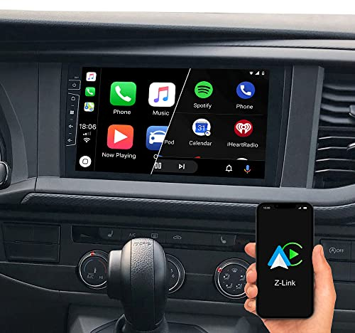 DYNAVIN Android Autoradio Navi für VW T6.1 Transporter | Multivan | Caravelle | Polo MK6 ab 2017, 9 Zoll Radio mit Wireless Carplay und Android Auto | BT | Inkl. DAB+; D8-333 Pro