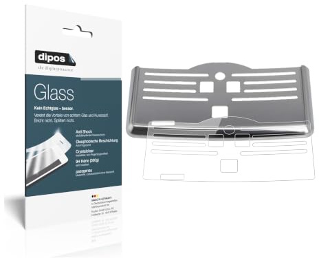 dipos 2x Schutzfolie 9H klar für SAECO PicoBaristo SM5570/10 Tropfblech | Bricht und splittert nicht, kein Echtglas, Anti-Shock, passt perfekt, kratzfest, blasenfrei, hüllenfreundlich, selbstklebend