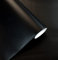 Papier Adhesif pour Meuble Noir Mat Film Adhesif pour Mur Cuisine Fenêtre Toilette Cristal Vinyle Decoratif Impermeable Stickers Meubles 40x300 cm