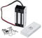 GXY 60KG/132lbs Electromagnetic Lock Access Control Electronic Magnetic Lock DC12V Fail Safe NC Mini Small Door Lock for Electric Security System