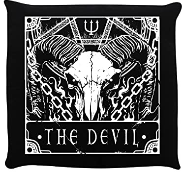 Deadly Tarot The Devil Kissen Schwarz 40x40cm